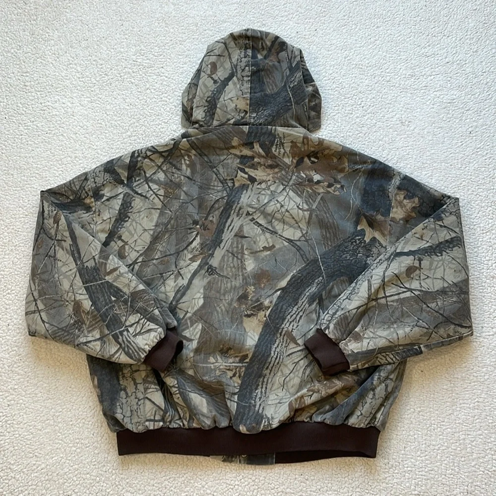 Vintage Swingster 90s Faded Real Tree Camo Button Up Jacket - Picture 7 of 7